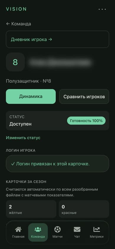 Профиль игрока
